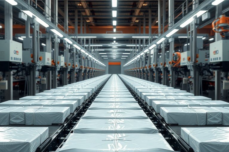 高效碼垛機械手助力智能工廠自動化生產